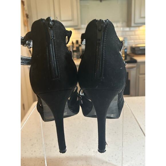 REPORT BRAND Women's Size 9 Strappy Ankle High Heels with Zipper - Picture 5 of 6